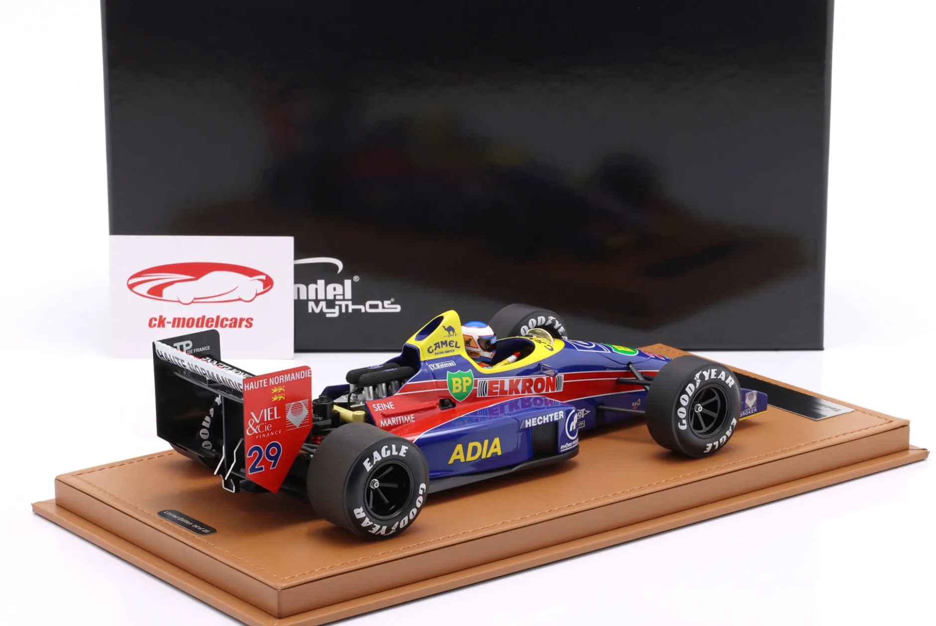 Yannick Dalmas Lola LC88 #29 7th USA GP Formel 1 1988 1:18 Tecnomodel