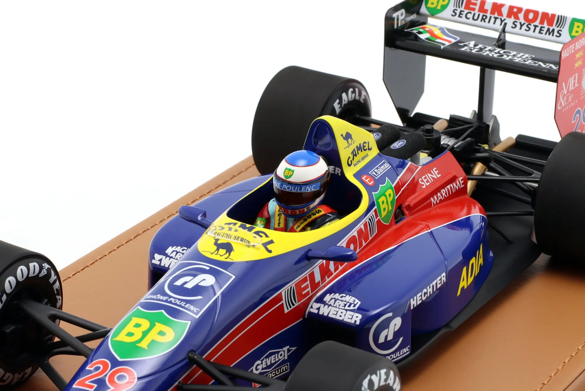 Yannick Dalmas Lola LC88 #29 7th USA GP Formel 1 1988 1:18 Tecnomodel