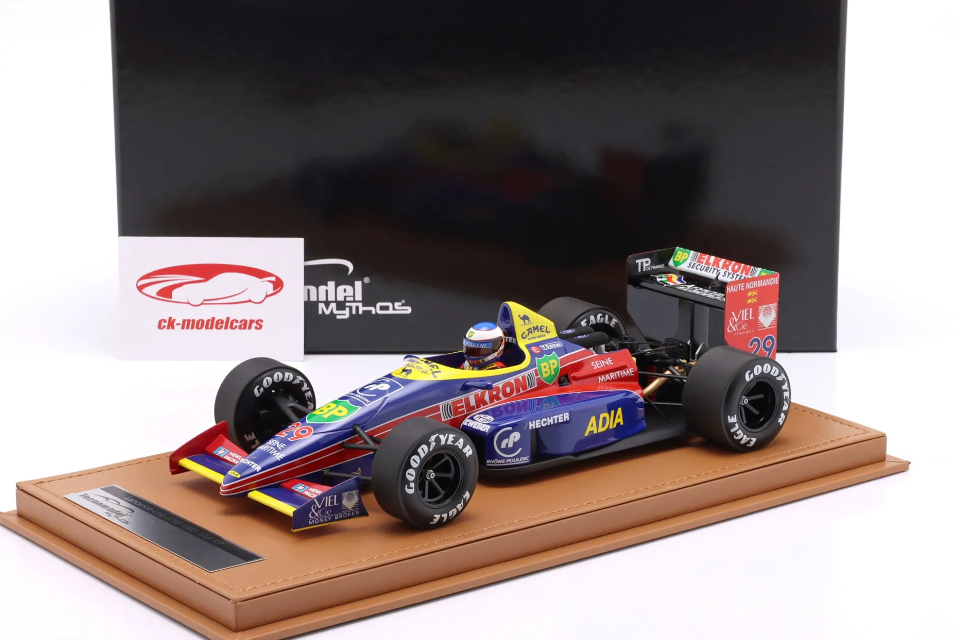 Yannick Dalmas Lola LC88 #29 7th USA GP Formel 1 1988 1:18 Tecnomodel