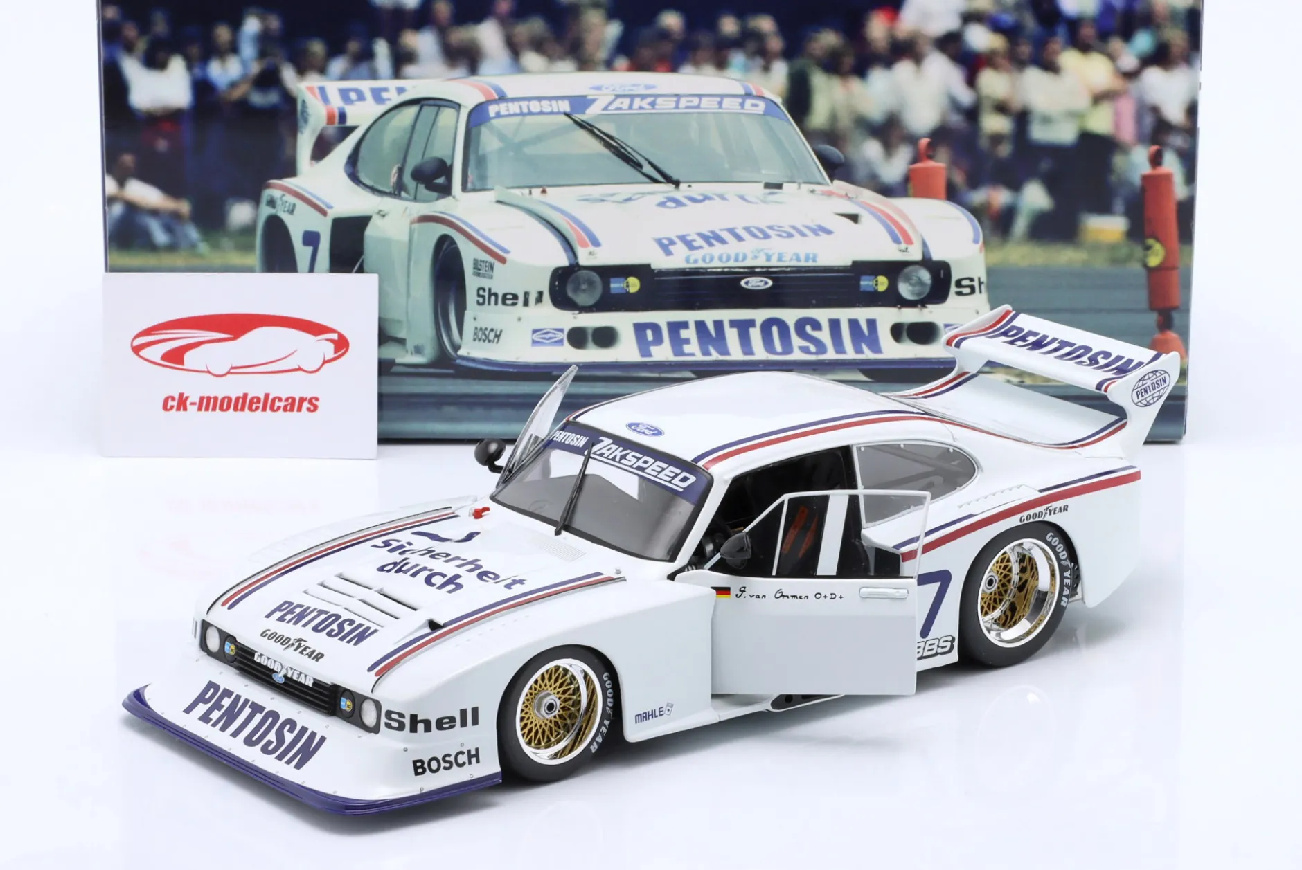 Zakspeed Ford Capri Turbo Gr.5 #7 DRM 1983 Jörg van Ommen 1:18 WERK83