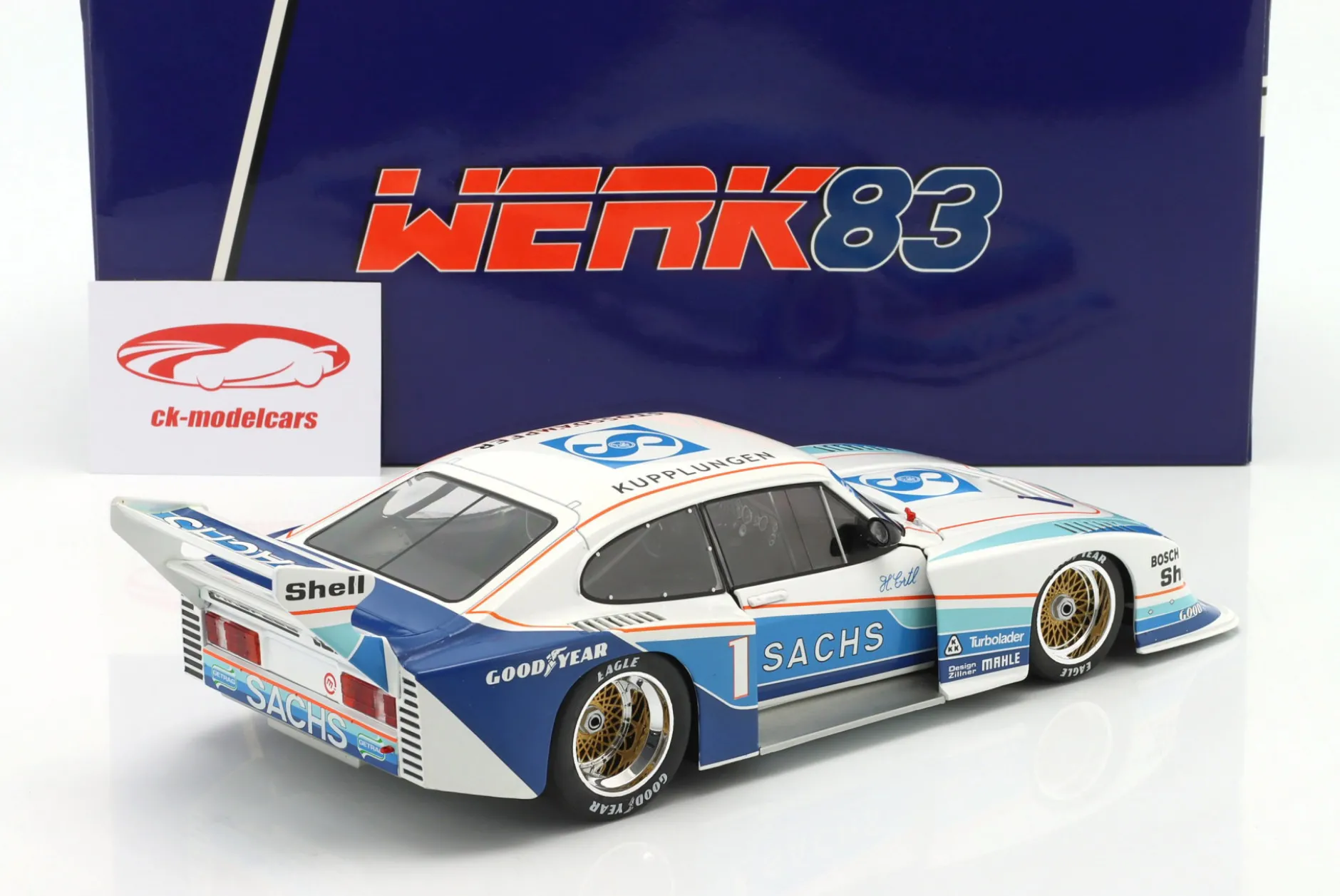 Zakspeed Ford Capri Turbo Gr. 5 #1 DRM 1979 Harald Ertl 1:18 WERK83
