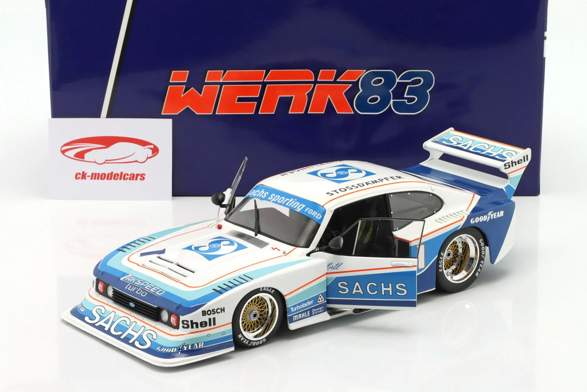 Zakspeed Ford Capri Turbo Gr. 5 #1 DRM 1979 Harald Ertl 1:18 WERK83