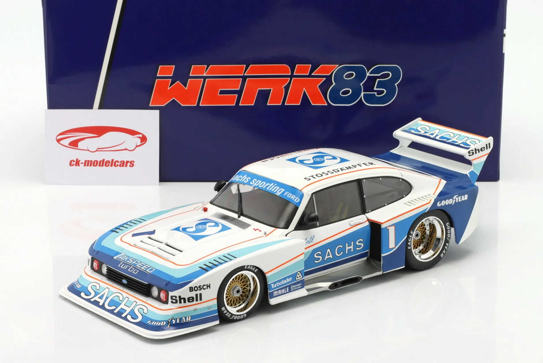 Zakspeed Ford Capri Turbo Gr. 5 #1 DRM 1979 Harald Ertl 1:18 WERK83
