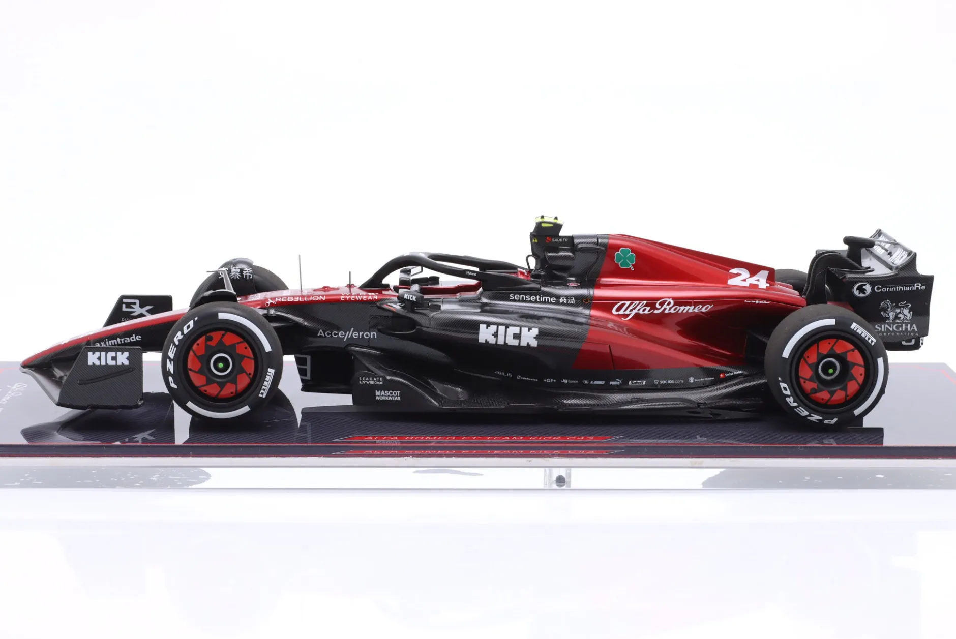 Zhou Guanyu Alfa Romeo C43 #24 Australien GP Formel 1 2023 1:18 NZG