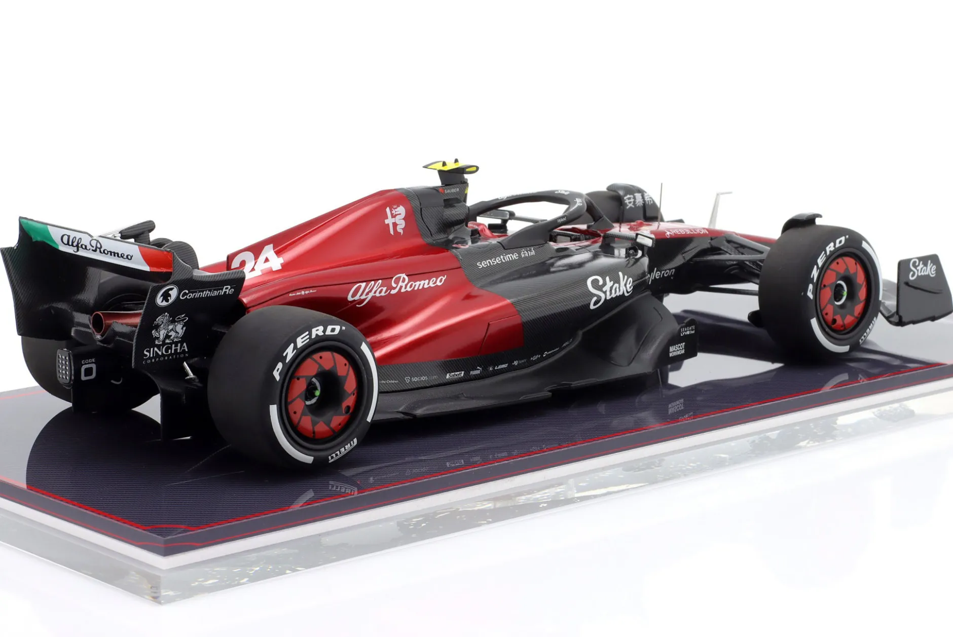 Zhou Guanyu Alfa Romeo C43 #24 Ungarn GP Formel 1 2023 1:18 NZG
