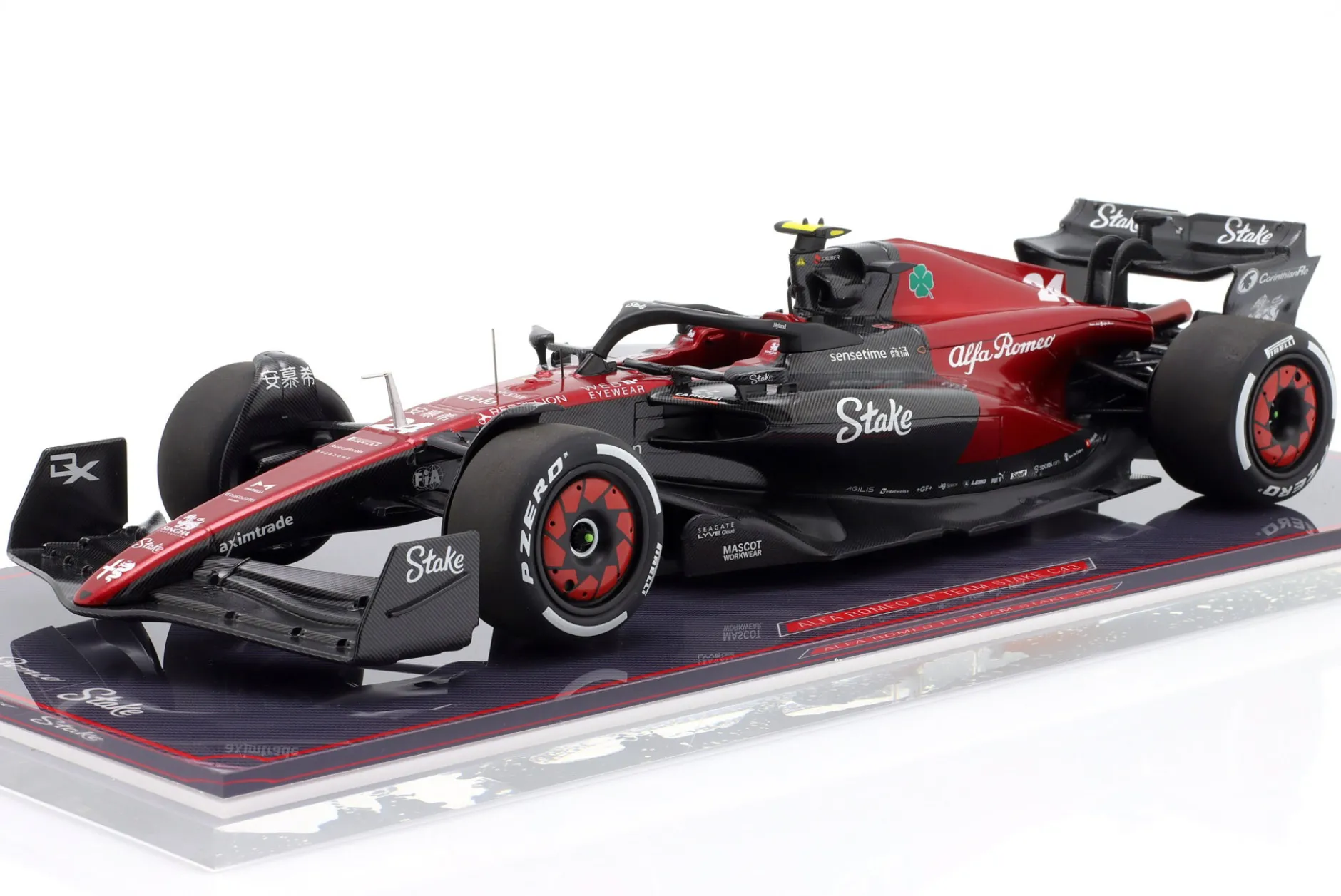 Zhou Guanyu Alfa Romeo C43 #24 Ungarn GP Formel 1 2023 1:18 NZG