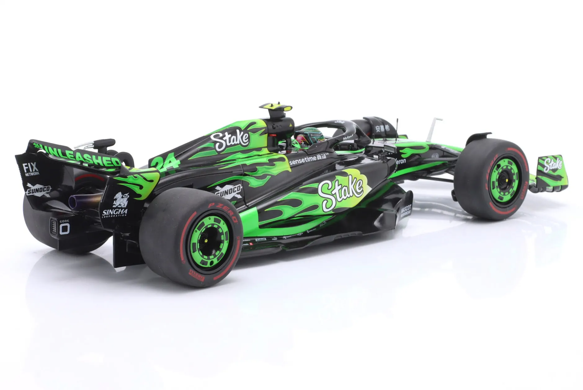 Zhou Guanyu KICK Sauber C44 #24 Las Vegas GP Formel 1 2024 1:18 Solido